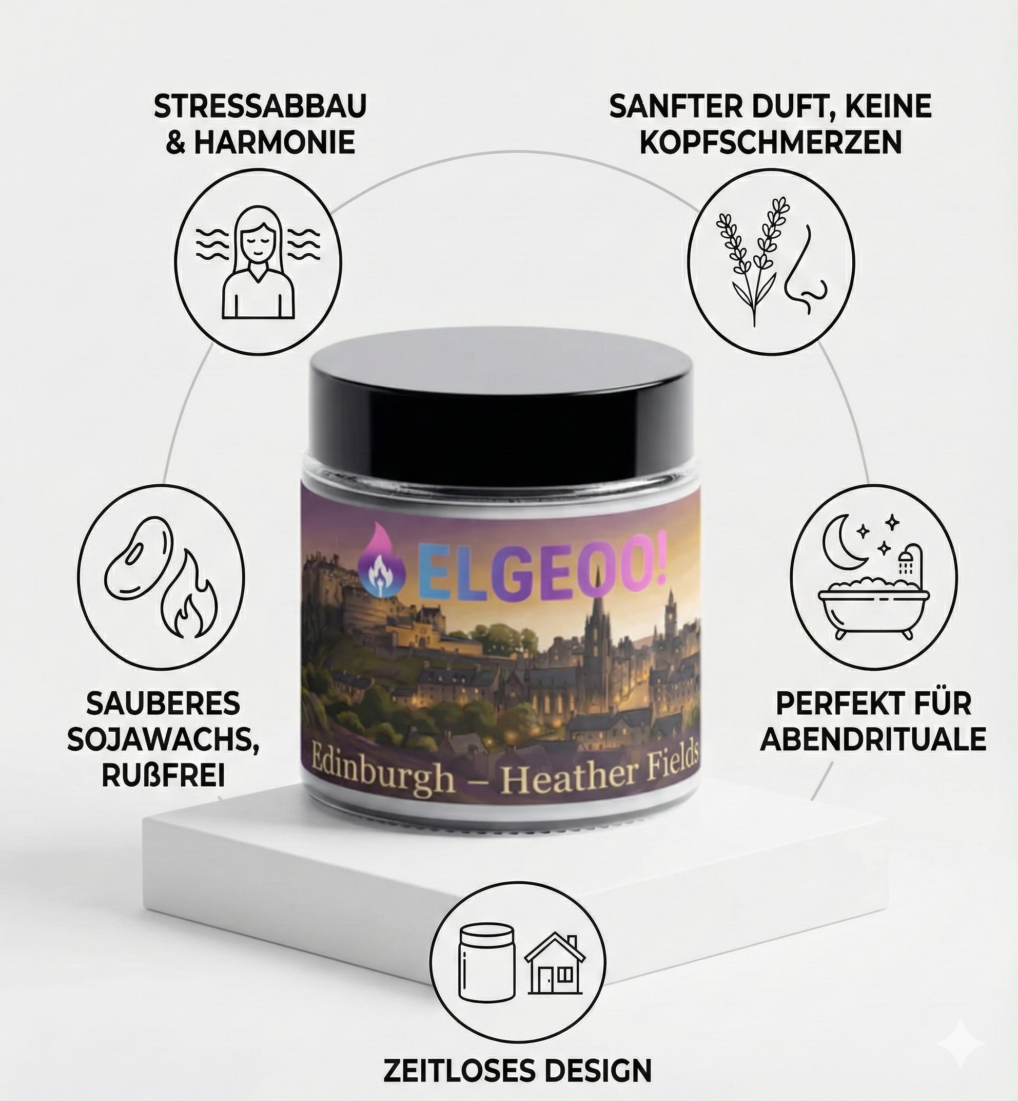 Edinburgh Heatherfields - Heidekraut Duftkerze